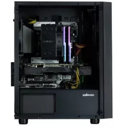 Корпус Zalman ZM-T3 Plus черный без БП mATX 2xUSB2.0 1xUSB3.0 audio front door bott PSU