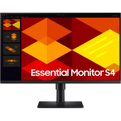 Монитор Samsung 27" Essential S4 S27D400GAIXCI черный IPS LED 16:9 HDMI матовая HAS Piv 250cd 178гр/178гр 1920x1080 100Hz DP FHD USB 4кг