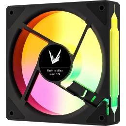 Вентилятор для корпуса Formula Floe 12BK Reverse ARGB 120х120x25 черный 4-pin 20.15дБ (FLOE 12BK ARPW REVERSE) Ret