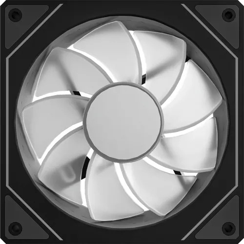 Вентилятор для корпуса Formula Floe 12BK Reverse ARGB 120х120x25 черный 4-pin 20.15дБ (FLOE 12BK ARPW REVERSE) Ret