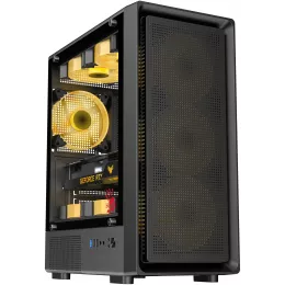 Корпус Bloody BD-CC118 черный без БП mATX 8x120mm 2xUSB2.0 1xUSB3.0 audio bott PSU