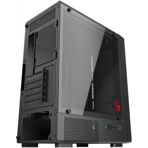Корпус Bloody BD-CC118 черный без БП mATX 8x120mm 2xUSB2.0 1xUSB3.0 audio bott PSU