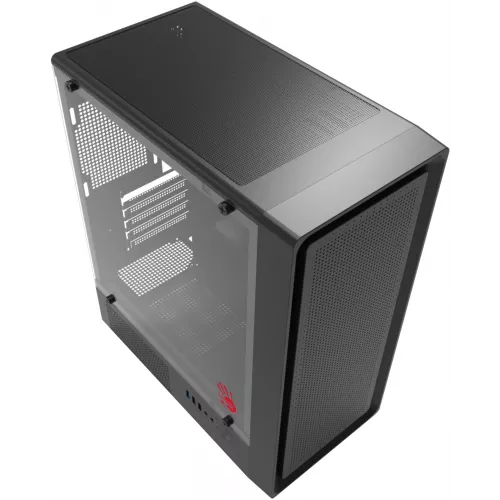 Корпус Bloody BD-CC118 черный без БП mATX 8x120mm 2xUSB2.0 1xUSB3.0 audio bott PSU