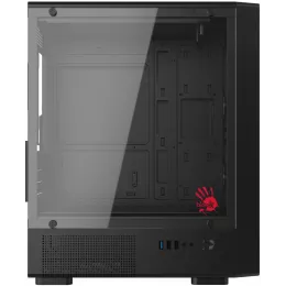 Корпус Bloody BD-CC118 черный без БП mATX 8x120mm 2xUSB2.0 1xUSB3.0 audio bott PSU