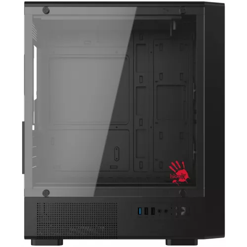 Корпус Bloody BD-CC118 черный без БП mATX 8x120mm 2xUSB2.0 1xUSB3.0 audio bott PSU