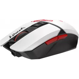 Мышь A4Tech Bloody R36 Ultra белый/черный/красный оптическая 12000dpi беспров. USB 7but (R36 ULTRA NARAKA USB)