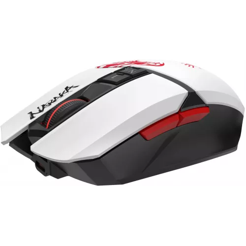 Мышь A4Tech Bloody R36 Ultra белый/черный/красный оптическая 12000dpi беспров. USB 7but (R36 ULTRA NARAKA USB)