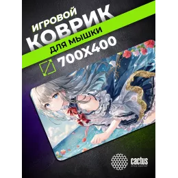 Коврик для мыши Cactus Anime flowers 700x400x3мм (CS-MP-PRO02XLL)