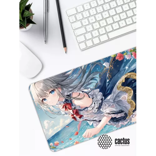 Коврик для мыши Cactus Anime flowers 700x400x3мм (CS-MP-PRO02XLL)