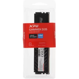 Память DDR4 8GB 3200MHz A-Data AX4U32008G16A-SBKD35 XPG Gammix D35 RTL Gaming PC4-25600 CL16 DIMM 288-pin 1.35В dual rank с радиатором Ret