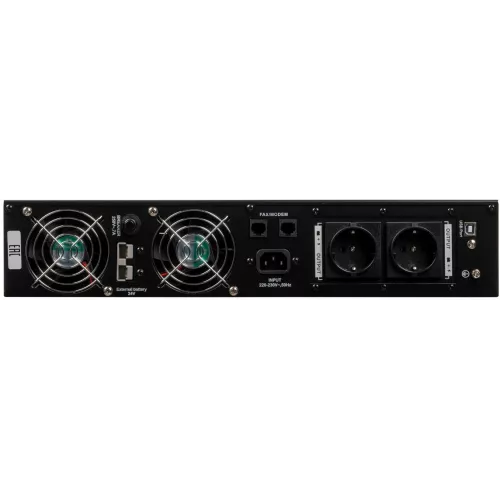 Источник бесперебойного питания Бастион 3000-Rack-In-4X9 2100Вт 3000ВА черный