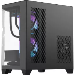 Корпус Formula Crystal Z6M Floe черный без БП mATX 4x120mm 1xUSB2.0 1xUSB3.0 audio bott PSU