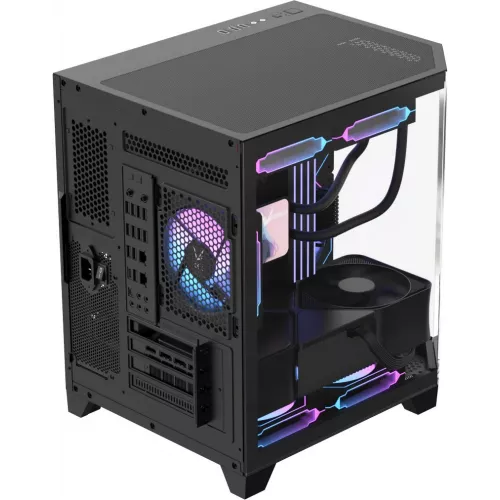 Корпус Formula Crystal Z6M Floe черный без БП mATX 4x120mm 1xUSB2.0 1xUSB3.0 audio bott PSU