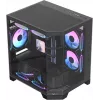 Корпус Formula Crystal Z6M Floe черный без БП mATX 4x120mm 1xUSB2.0 1xUSB3.0 audio bott PSU