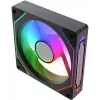 Вентилятор для корпуса Bloody CF-12 LCD ARGB 120х120x25 черный 4-pin 32дБ (упак.:1шт) (CF-12-ARGB120-BK) Ret