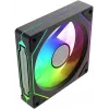 Вентилятор для корпуса Bloody CF-12 LCD ARGB 120х120x25 черный 4-pin 32дБ (упак.:1шт) (CF-12-ARGB120-BK) Ret