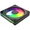 Вентилятор для корпуса Bloody CF-12 LCD ARGB 120х120x25 черный 4-pin 32дБ (упак.:1шт) (CF-12-ARGB120-BK) Ret