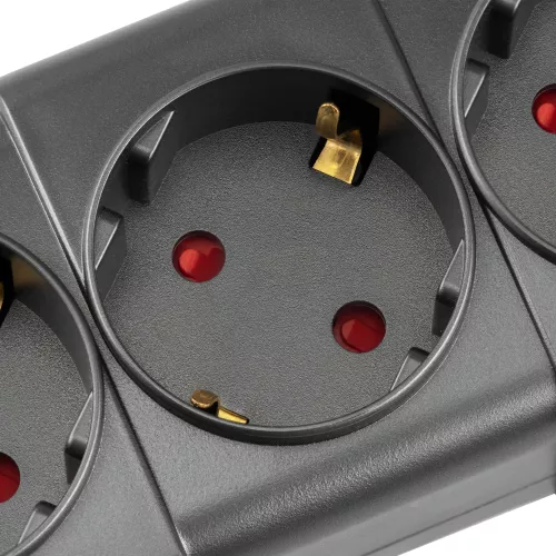 Сетевой фильтр Buro 600SPro-16-3-G 3м (6 розеток) графитовый (коробка)