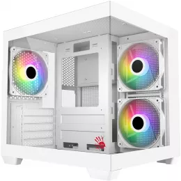 Корпус Bloody CC-121 белый без БП mATX 7x120mm 1xUSB2.0 1xUSB3.0 audio