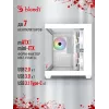 Корпус Bloody CC-121 белый без БП mATX 7x120mm 1xUSB2.0 1xUSB3.0 audio
