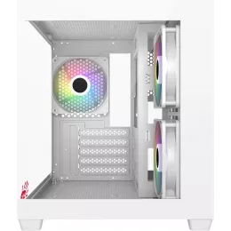 Корпус Bloody CC-121 белый без БП mATX 7x120mm 1xUSB2.0 1xUSB3.0 audio