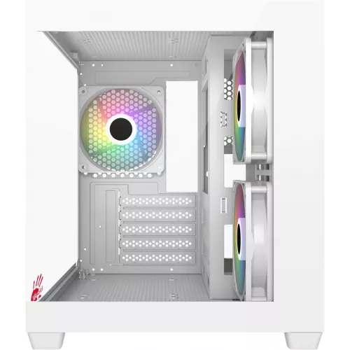 Корпус Bloody CC-121 белый без БП mATX 7x120mm 1xUSB2.0 1xUSB3.0 audio