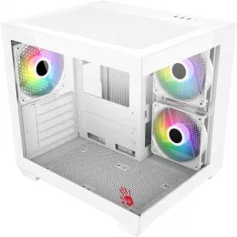 Корпус Bloody CC-121 белый без БП mATX 7x120mm 1xUSB2.0 1xUSB3.0 audio
