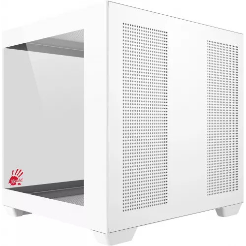 Корпус Bloody CC-121 белый без БП mATX 7x120mm 1xUSB2.0 1xUSB3.0 audio