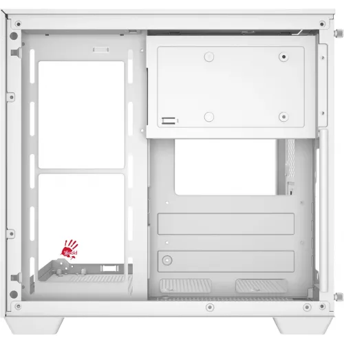 Корпус Bloody CC-121 белый без БП mATX 7x120mm 1xUSB2.0 1xUSB3.0 audio