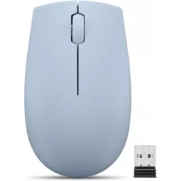 Мышь Lenovo 300 Wireless Compact светло-голубой оптическая 1000dpi беспров. USB 2but (GY51L15679)