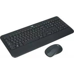 Клавиатура + мышь Logitech MK540 клав:черный мышь:черный USB беспроводная slim Multimedia (920-008686)