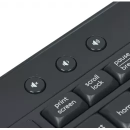 Клавиатура + мышь Logitech MK540 клав:черный мышь:черный USB беспроводная slim Multimedia (920-008686)