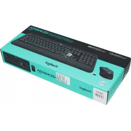Клавиатура + мышь Logitech MK540 клав:черный мышь:черный USB беспроводная slim Multimedia (920-008686)