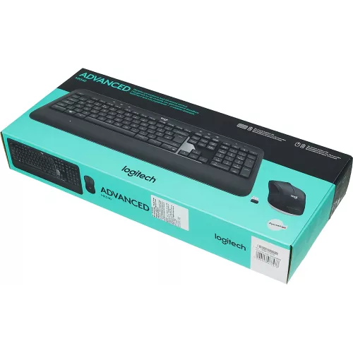 Клавиатура + мышь Logitech MK540 клав:черный мышь:черный USB беспроводная slim Multimedia (920-008686)