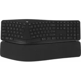 Клавиатура Logitech K860 черный USB беспроводная BT/Radio Multimedia Ergo (подставка для запястий) (920-010359)