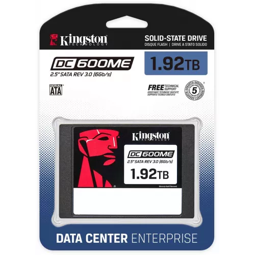 Накопитель SSD Kingston SATA-III 1.92TB SEDC600ME/1920G DC600M 2.5" 1 DWPD