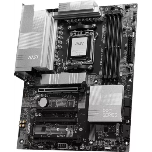 Материнская плата MSI PRO X870-P WIFI Socket AM5 AMD X870 4xDDR5 ATX AC`97 8ch(7.1) 5Gigabit RAID+HDMI