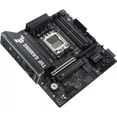 Материнская плата Asus TUF GAMING B850M-E WIFI Socket AM5 AMD B850 4xDDR5 mATX AC`97 8ch(7.1) 2.5Gg RAID+HDMI+DP