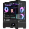 Корпус Formula Crystal E1 Floe черный без БП ATX 6x120mm 2xUSB3.0 audio bott PSU