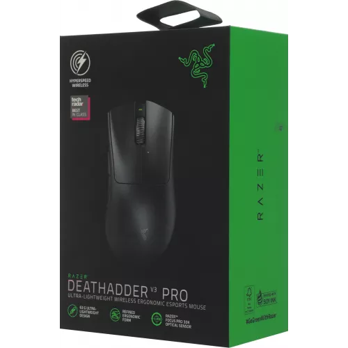 Мышь Razer DeathAdder V3 Pro черный оптическая 30000dpi беспров. USB-C 5but (RZ01-04630100-R3A1)