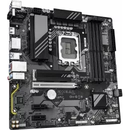 Материнская плата Gigabyte B760M DS3H WIFI6E GEN5 Soc-1700 Intel B760 4xDDR5 mATX AC`97 8ch(7.1) 2.5Gg RAID+HDMI+DP