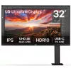 Монитор LG 31.5" UltraFine 32UN880K-B черный IPS LED 16:9 HDMI M/M матовая HAS Piv 1000:1 380cd 178гр/178гр 3840x2160 60Hz DP 4K USB 10.3кг