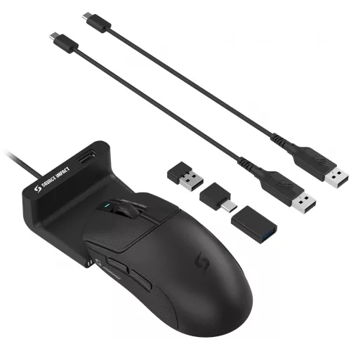 Мышь A4Tech Bloody SG5 черный оптическая 30000dpi беспров. USB/USB-C 5but