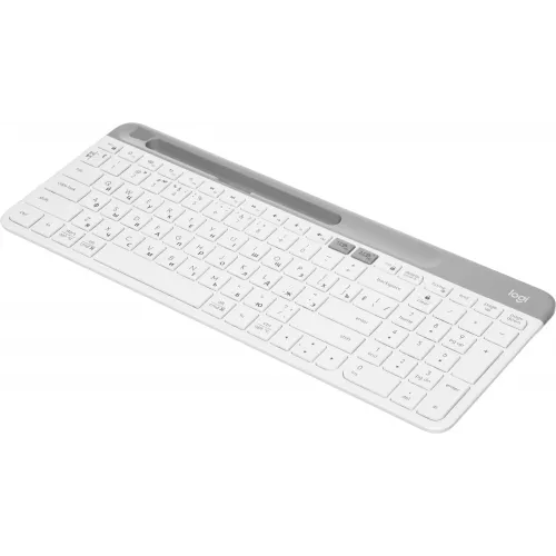 Клавиатура Logitech K580 белый/серебристый USB беспроводная BT/Radio slim Multimedia (920-009209)