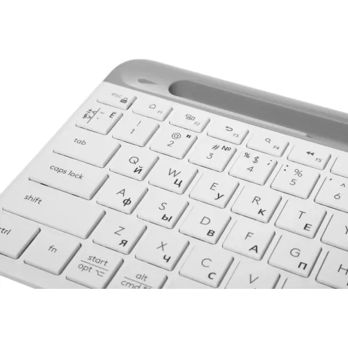 Клавиатура Logitech K580 белый/серебристый USB беспроводная BT/Radio slim Multimedia (920-009209)