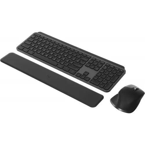 Клавиатура + мышь Logitech MX Keys S Combo клав:графитовый/черный мышь:графитовый USB беспроводная Bluetooth/Радио LED (920-011619)