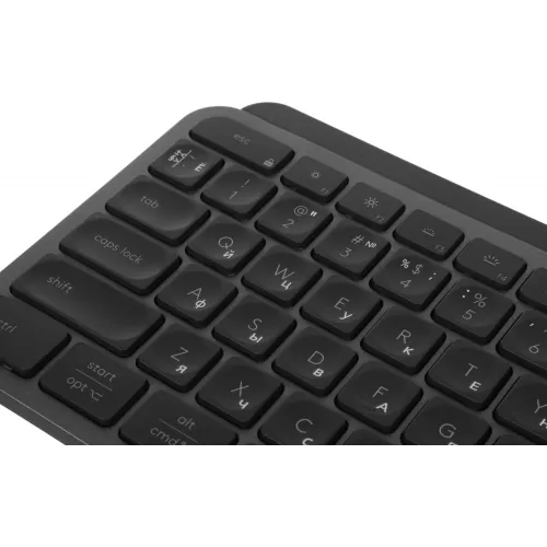 Клавиатура + мышь Logitech MX Keys S Combo клав:графитовый/черный мышь:графитовый USB беспроводная Bluetooth/Радио LED (920-011619)
