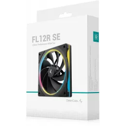 Вентилятор для корпуса Deepcool FL12R SE Reverse ARGB 120х120x25 черный 4-pin 25.79дБ (R-FL12RSE-BKAPN1-G) Ret