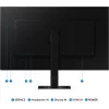 Монитор Samsung 27" ViewFinity S7 S27D700EAUXEN черный IPS LED 5ms 16:9 HDMI матовая 1000:1 350cd 178гр/178гр 3840x2160 60Hz DP 4K USB 5кг