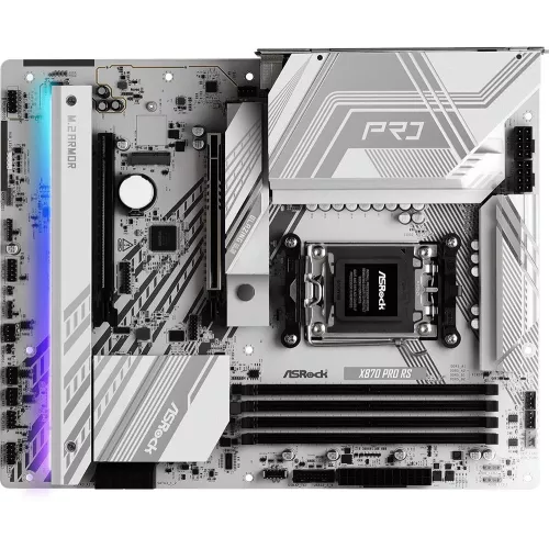 Материнская плата Asrock X870 PRO RS Socket AM5 AMD X870 4xDDR5 ATX AC`97 8ch(7.1) 2.5Gg RAID+HDMI